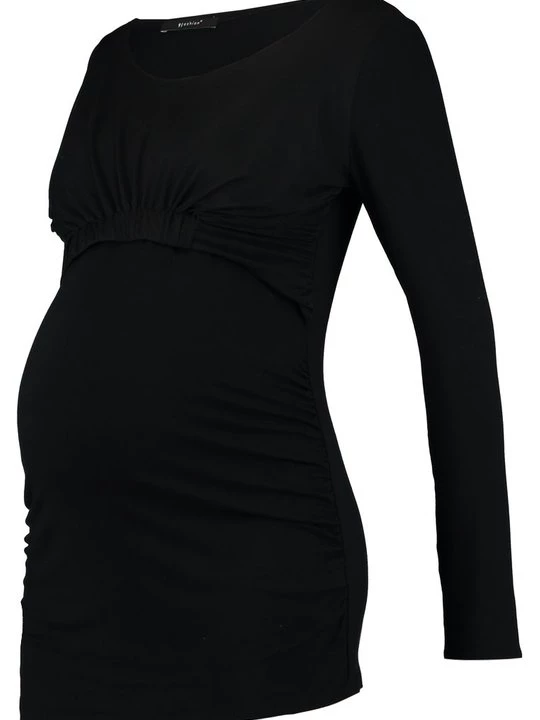 Obrázek produktu Top s dlouhým rukávem 9Fashion černá