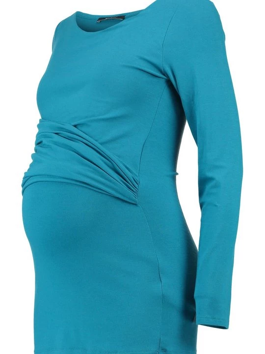 Obrázek produktu Top s dlouhým rukávem 9Fashion tyrkysová