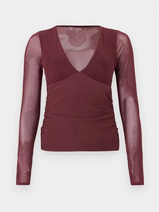 Obrázek produktu Top s dlouhým rukávem Abercrombie & Fitch bordeaux