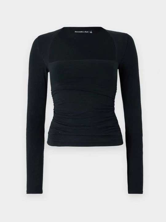 Obrázek produktu Top s dlouhým rukávem Abercrombie & Fitch černá