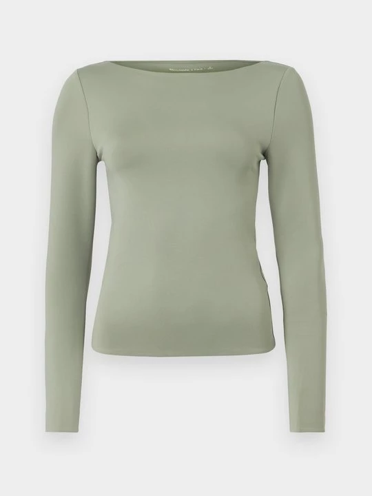Obrázek produktu Top s dlouhým rukávem Abercrombie & Fitch khaki