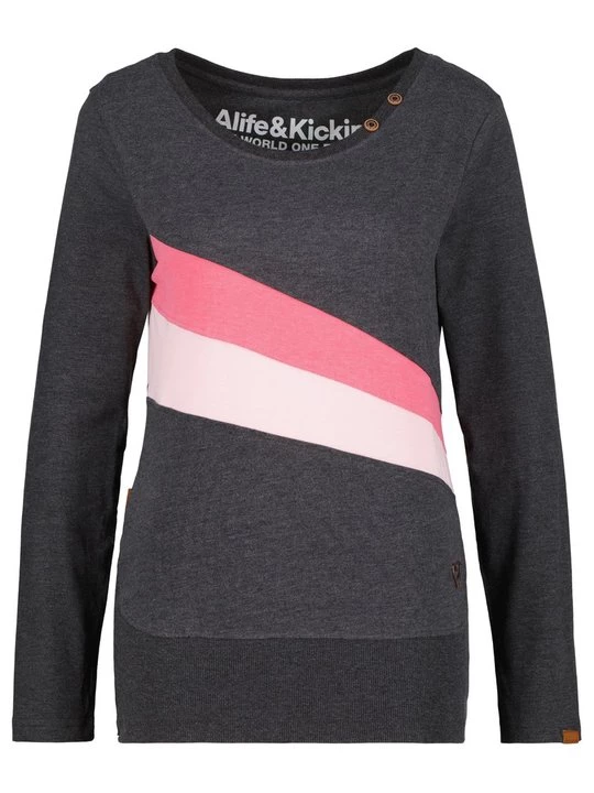 Obrázek produktu Top s dlouhým rukávem ALIFE & Kickin černá