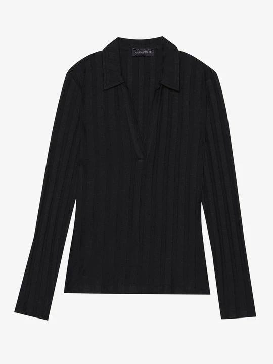 Obrázek produktu Top s dlouhým rukávem Anna Field By Zalando černá