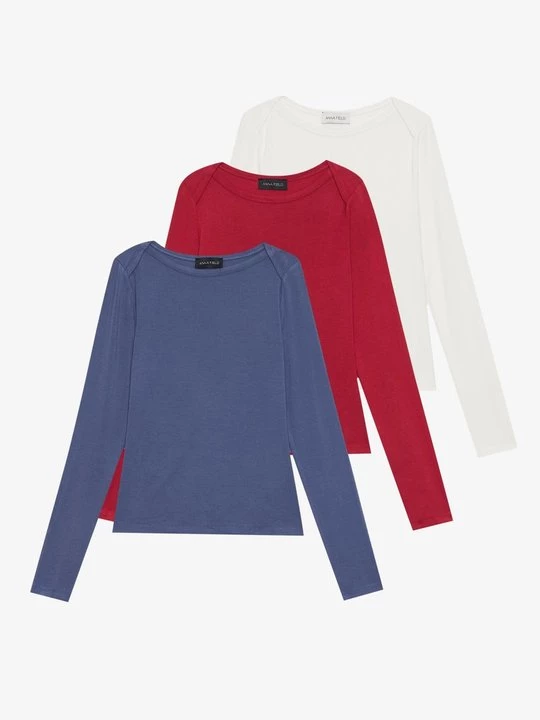 Obrázek produktu Top s dlouhým rukávem Anna Field By Zalando tmavě červená