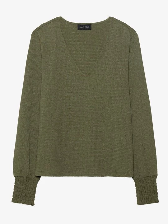 Obrázek produktu Top s dlouhým rukávem Anna Field khaki