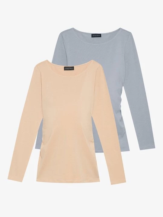 Obrázek produktu Top s dlouhým rukávem Anna Field MAMA By Zalando béžová
