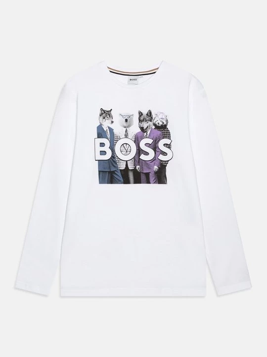 Obrázek produktu Top s dlouhým rukávem BOSS Kidswear