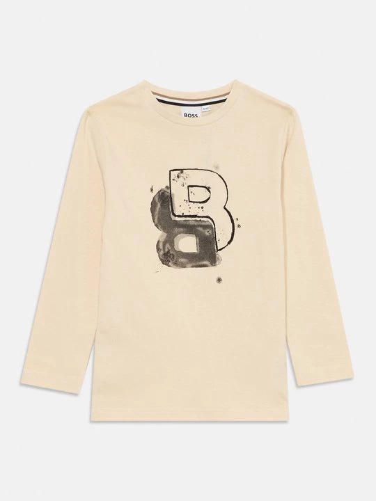 Obrázek produktu Top s dlouhým rukávem Boss písková