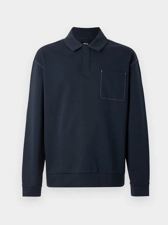 Obrázek produktu Top s dlouhým rukávem Boss tmavě modrá
