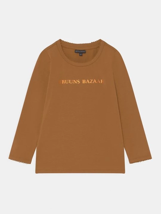 Obrázek produktu Top s dlouhým rukávem Bruuns Bazaar světle hnědá