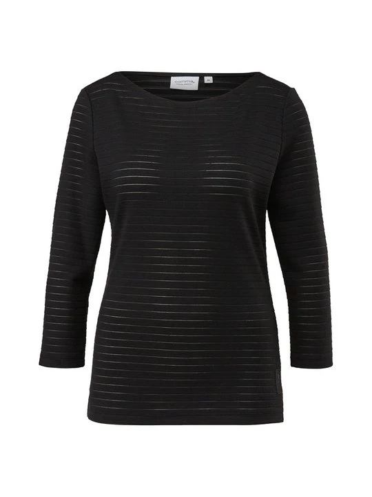 Obrázek produktu Top s dlouhým rukávem Comma Casual Identity černá