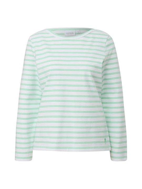Obrázek produktu Top s dlouhým rukávem Comma Casual Identity zelená