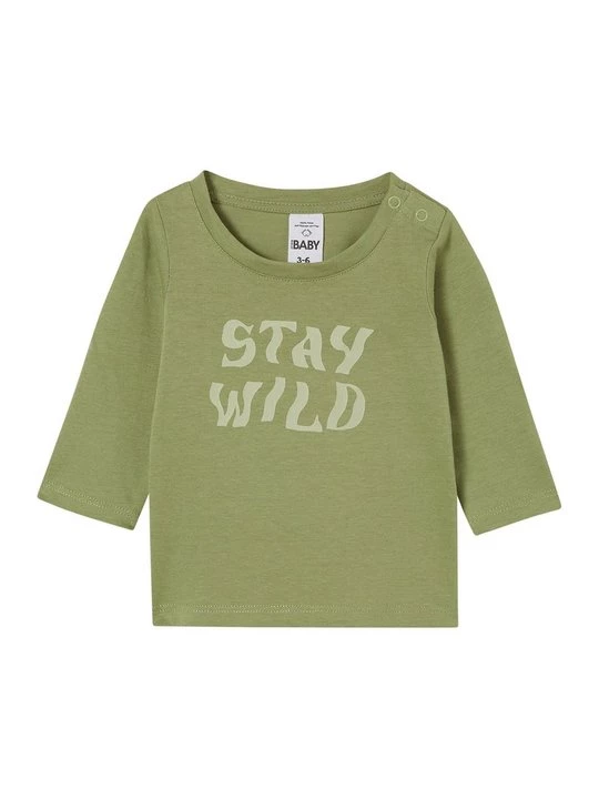 Obrázek produktu Top s dlouhým rukávem Cotton On zelená evergreen
