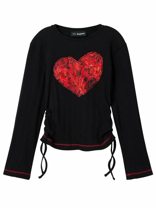 Obrázek produktu Top s dlouhým rukávem Desigual černá