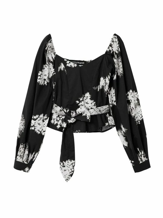 Obrázek produktu Top s dlouhým rukávem Desigual černá