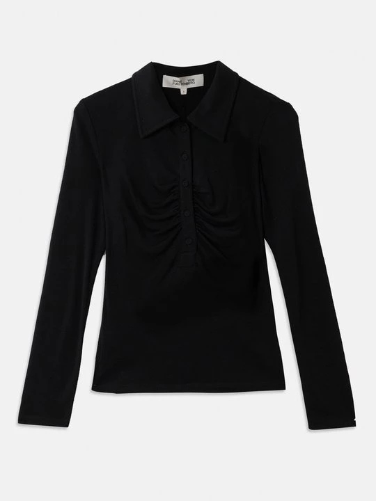 Obrázek produktu Top s dlouhým rukávem Diane Von Furstenberg černá