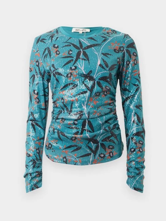 Obrázek produktu Top s dlouhým rukávem Diane Von Furstenberg modrá