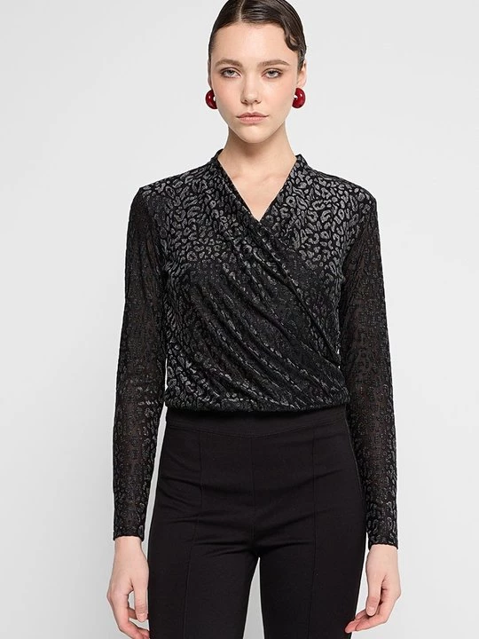 Obrázek produktu Top s dlouhým rukávem DKNY černá