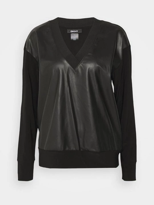 Obrázek produktu Top s dlouhým rukávem DKNY černá