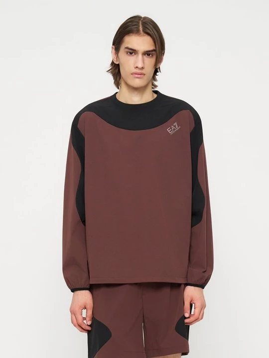 Obrázek produktu Top s dlouhým rukávem EA7 Emporio Armani tmavě červená