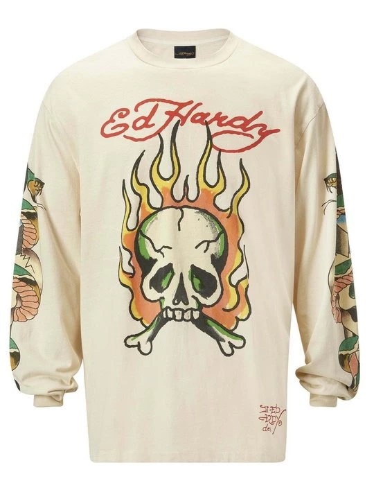 Obrázek produktu Top s dlouhým rukávem Ed Hardy béžová