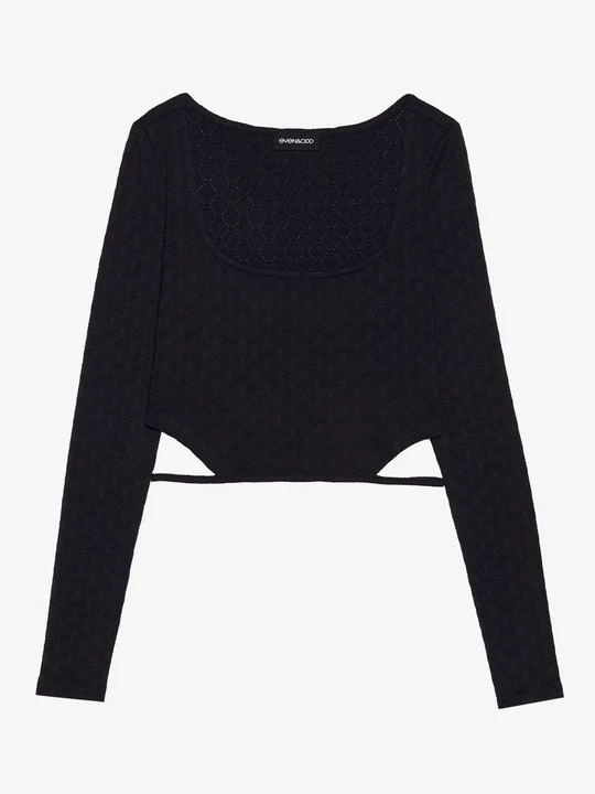 Obrázek produktu Top s dlouhým rukávem Even&Odd By Zalando černá
