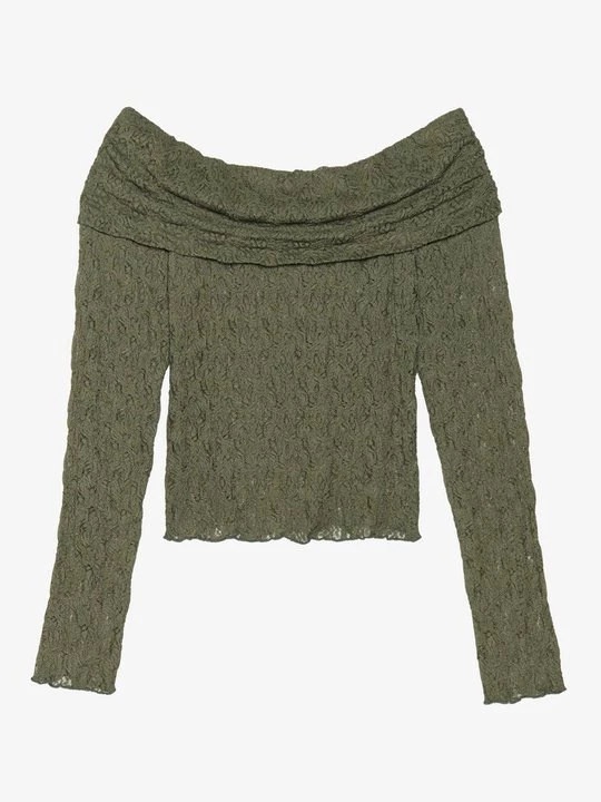Obrázek produktu Top s dlouhým rukávem Even&Odd khaki