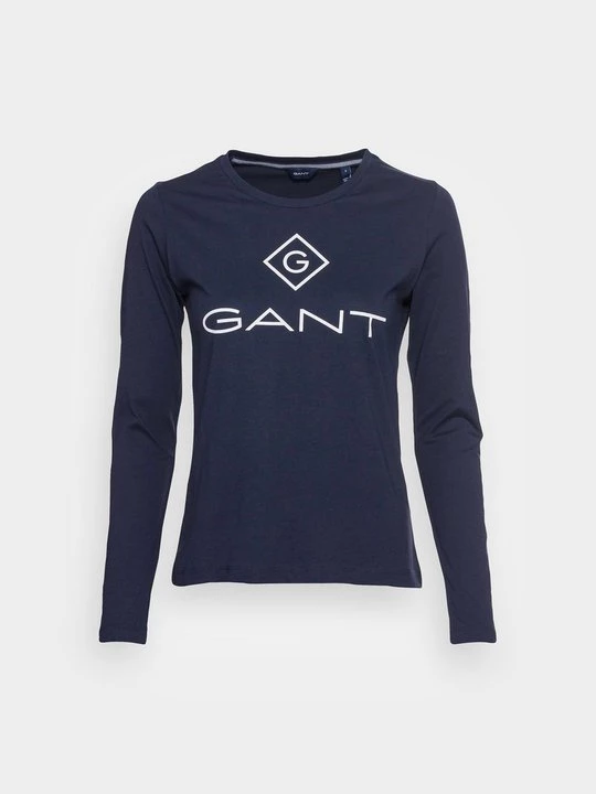 Obrázek produktu Top s dlouhým rukávem Gant tmavě modrá