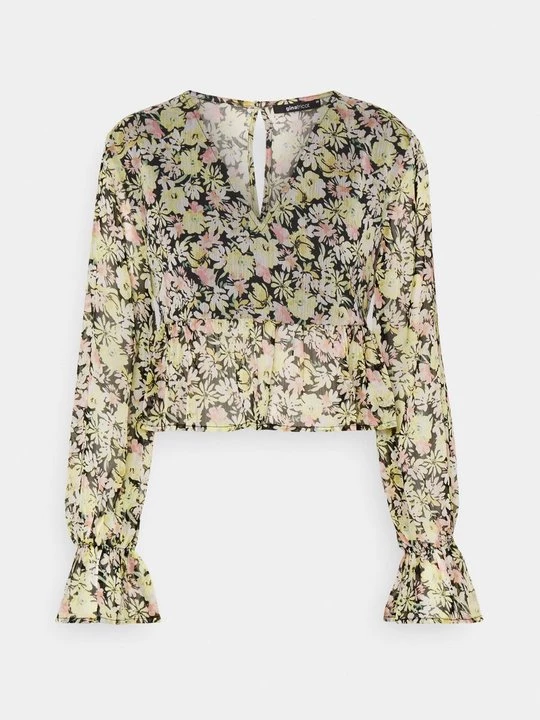 Obrázek produktu Top s dlouhým rukávem Gina Tricot černá
