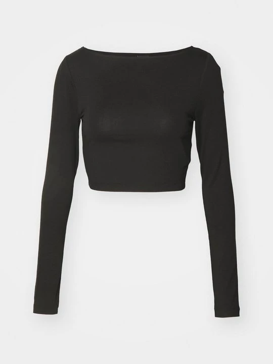 Obrázek produktu Top s dlouhým rukávem Gina Tricot černá