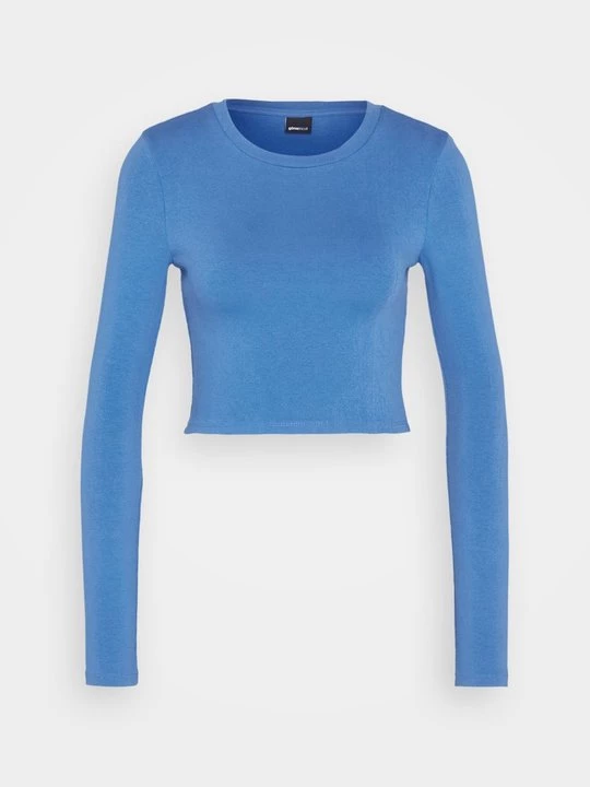 Obrázek produktu Top s dlouhým rukávem Gina Tricot modrá