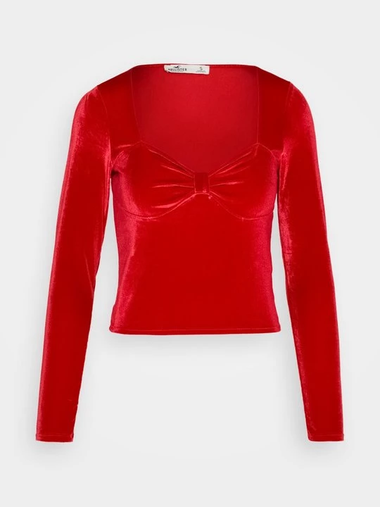 Obrázek produktu Top s dlouhým rukávem Hollister Co. červená