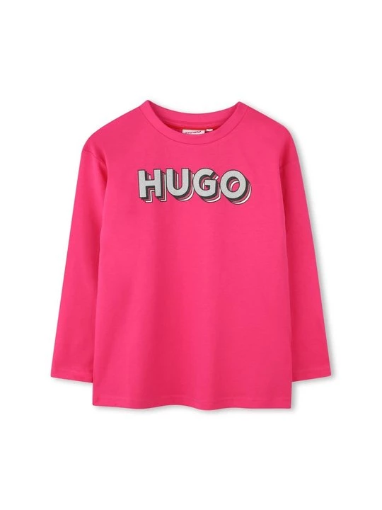 Obrázek produktu Top s dlouhým rukávem Hugo růžová