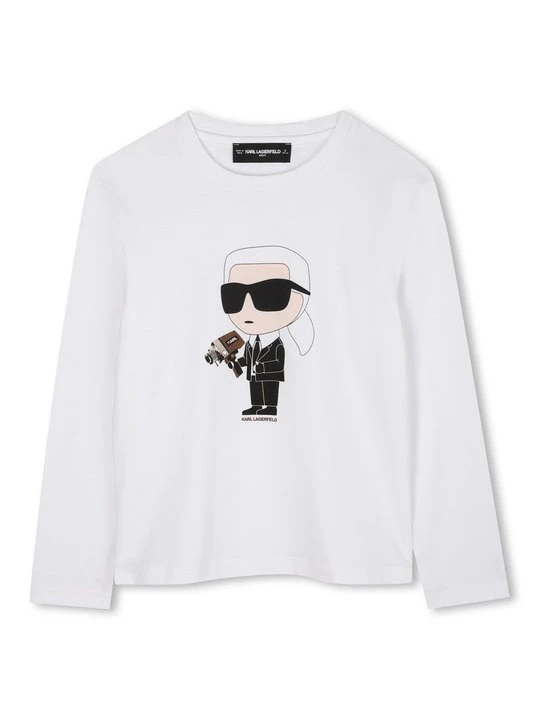 Obrázek produktu Top s dlouhým rukávem KARL LAGERFELD