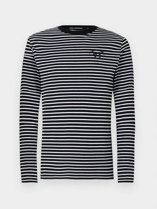 Obrázek produktu Top s dlouhým rukávem KARL LAGERFELD černá