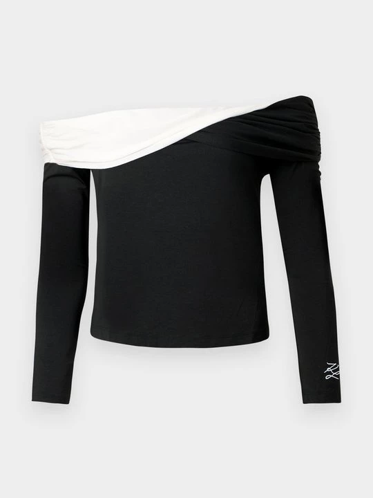Obrázek produktu Top s dlouhým rukávem KARL LAGERFELD černá