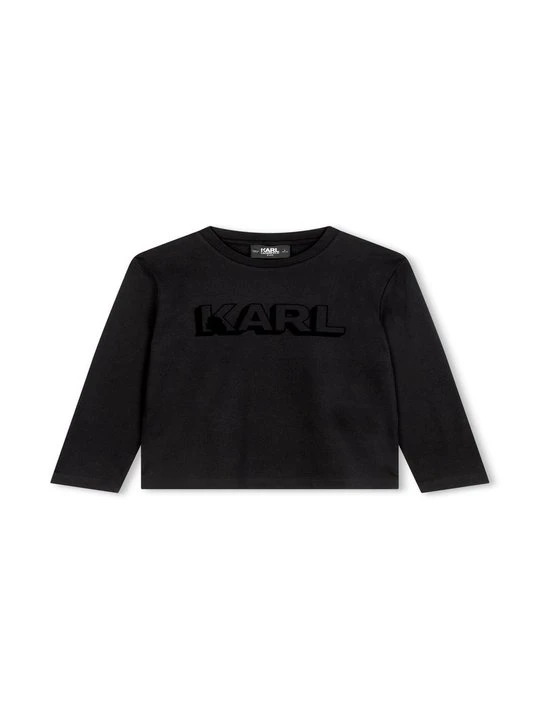 Obrázek produktu Top s dlouhým rukávem KARL LAGERFELD černá