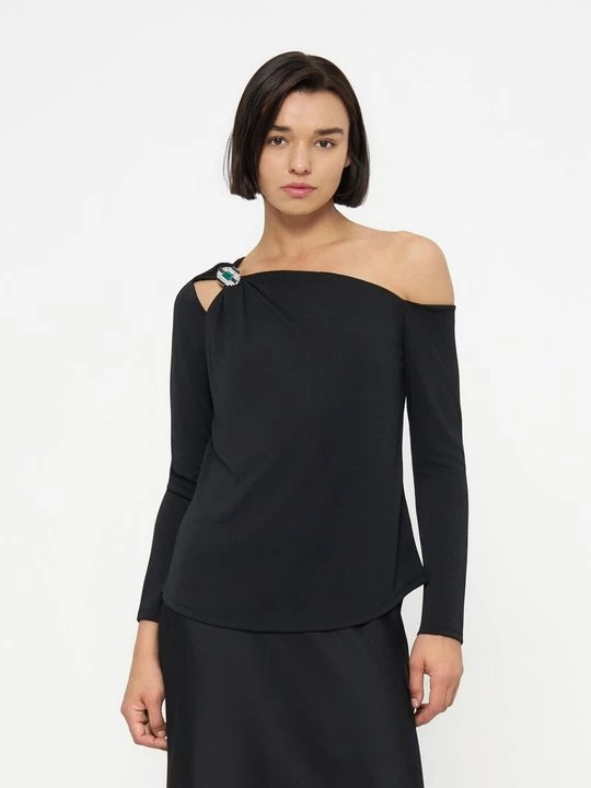 Obrázek produktu Top s dlouhým rukávem Lauren Ralph Lauren černá