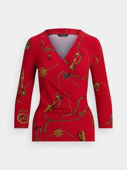Obrázek produktu Top s dlouhým rukávem Lauren Ralph Lauren červená