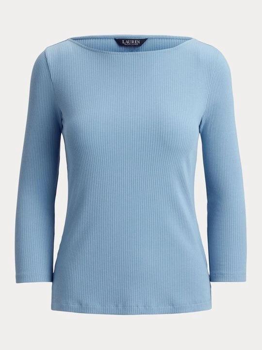 Obrázek produktu Top s dlouhým rukávem Lauren Ralph Lauren světle modrá
