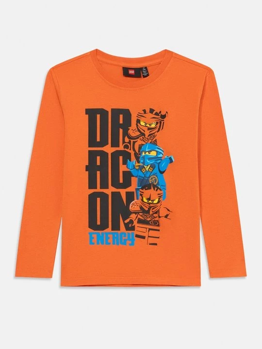 Obrázek produktu Top s dlouhým rukávem LEGO oranžová
