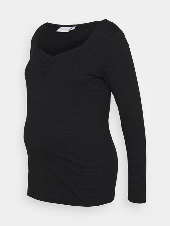 Obrázek produktu Top s dlouhým rukávem Mamalicious černá