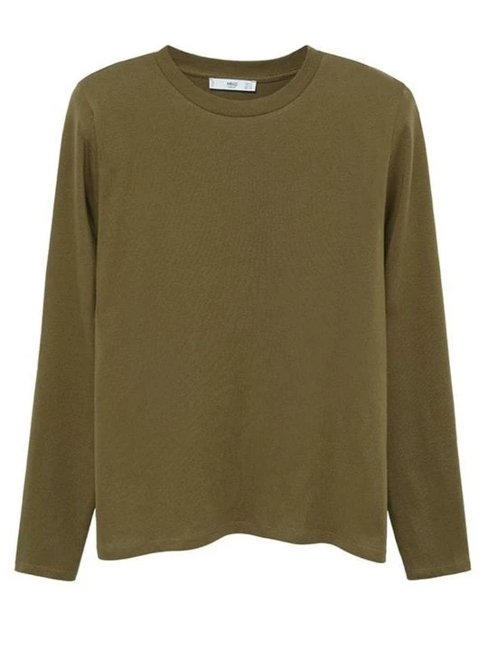 Obrázek produktu Top s dlouhým rukávem Mango khaki