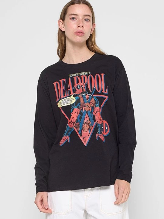 Obrázek produktu Top s dlouhým rukávem Marvel černá