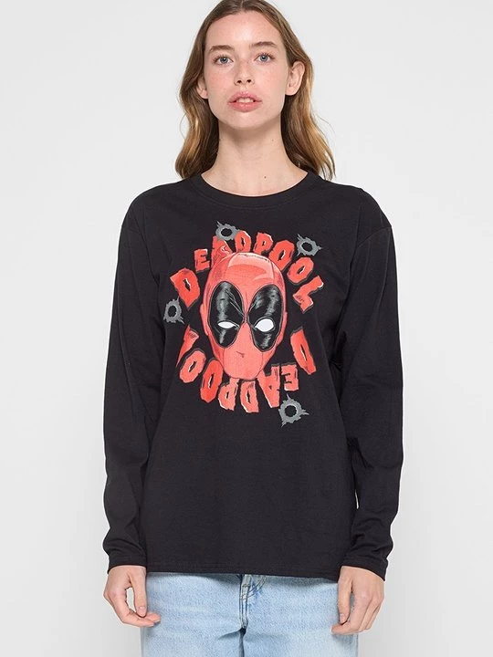 Obrázek produktu Top s dlouhým rukávem Marvel černá