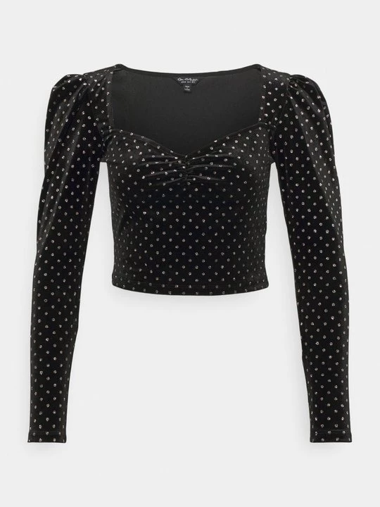 Obrázek produktu Top s dlouhým rukávem Miss Selfridge černá