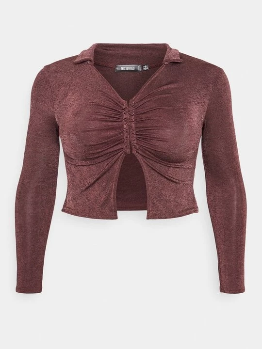 Obrázek produktu Top s dlouhým rukávem Missguided hnědá