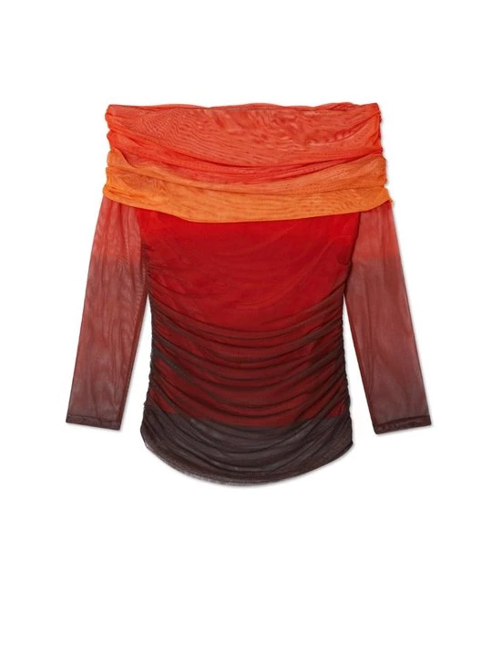 Obrázek produktu Top s dlouhým rukávem Never Fully Dressed oranžová