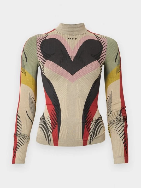 Obrázek produktu Top s dlouhým rukávem Off White písková