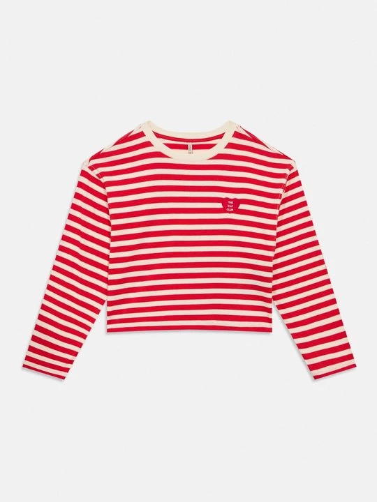 Obrázek produktu Top s dlouhým rukávem ONLY GIRLS červená